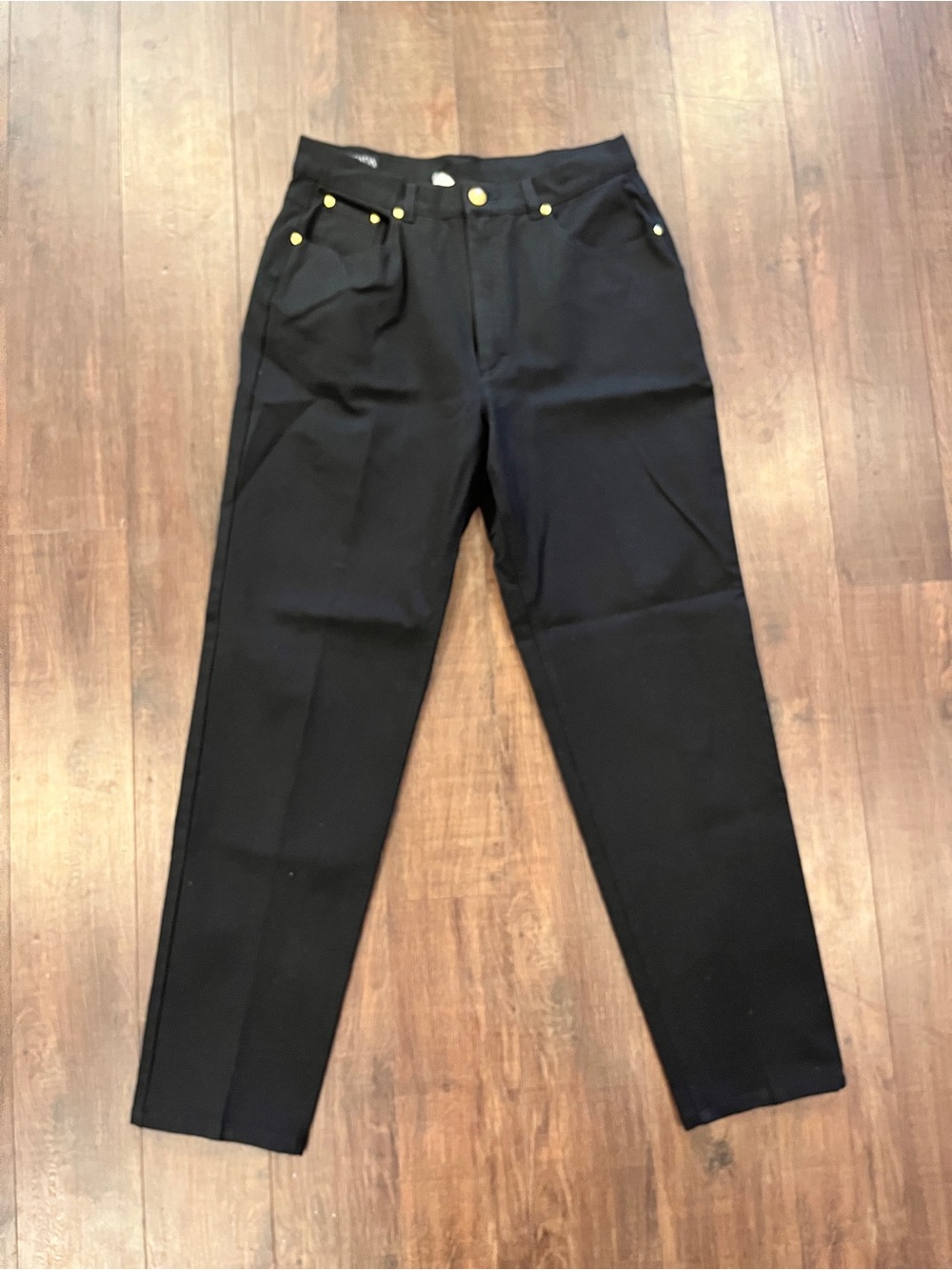 Escada Sport Women’s Pants Size 42 32x32 Black Straight Leg Mid Rise Stretch